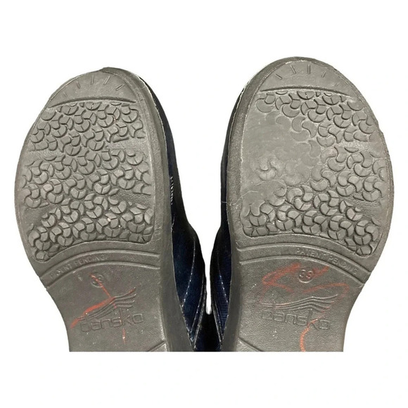 DANSKO XP 2.0 Denim Patent Leather Nursing Clogs Size 39 US Size 9 - Picture 6 of 9